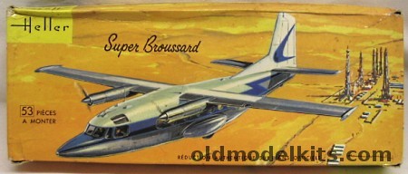 Heller 1/75 Super Broussard plastic model kit